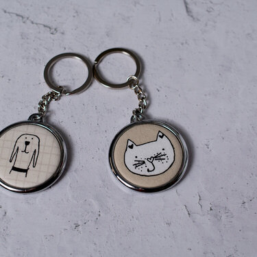 We r memory keepers keychain
