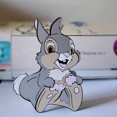 Thumper shaped card