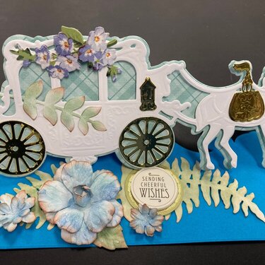 Horse and carriage card