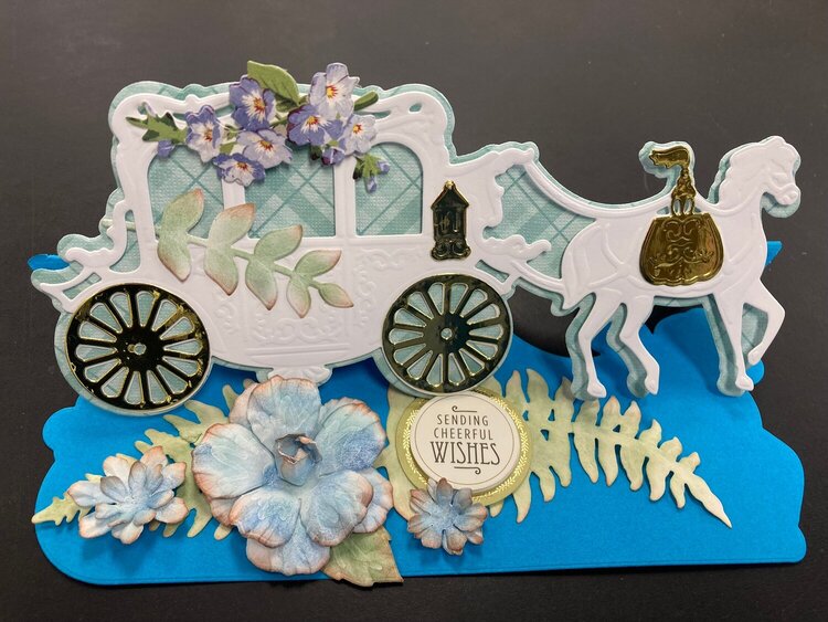 Horse and carriage card