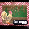 Feel Better Rooster Card