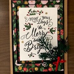 May Your Days Be Merry and Bright Holiday Card