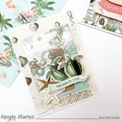 Cards from the Simple Vintage Coastal collection.