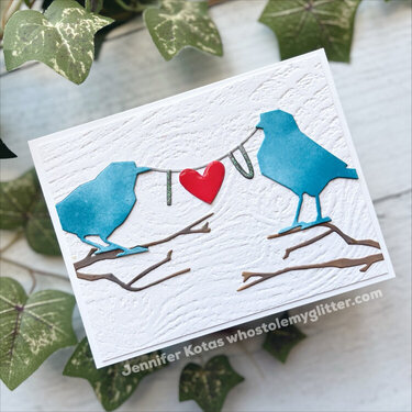 Lovebirds card