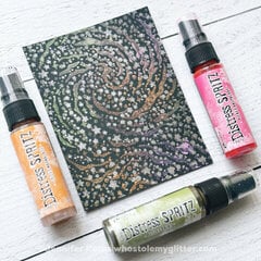 Playing with New Distress Spritz