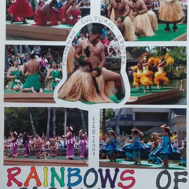 Rainbows of Paradise Canoe Pageant
