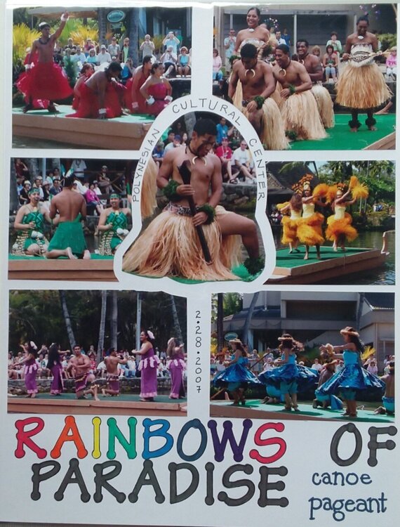 Rainbows of Paradise Canoe Pageant