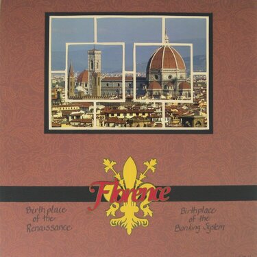 Florence, Italy Cover Page