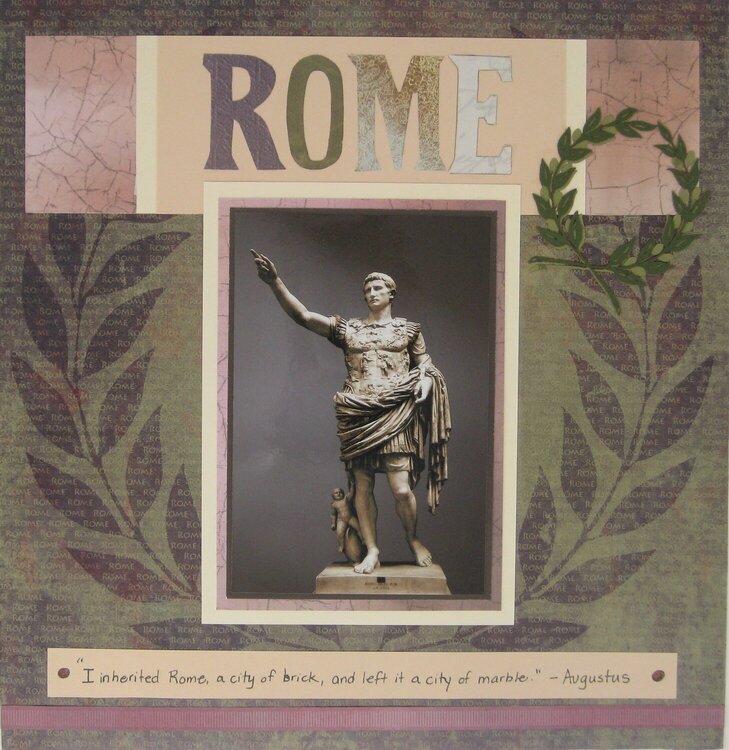 Rome Title Page