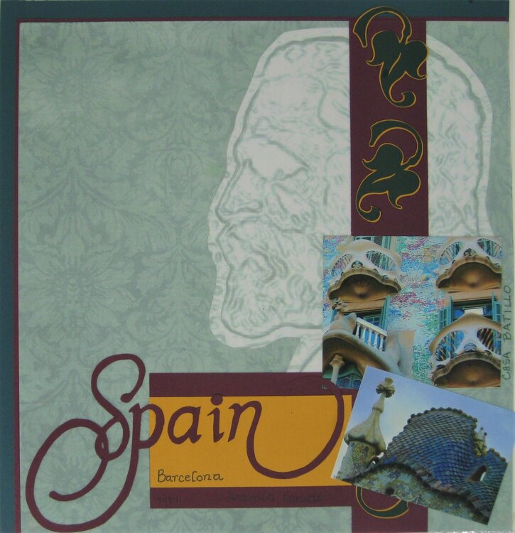 Cover Page - Spain Vacation