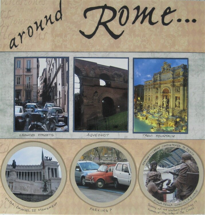 Roaming around Rome, Rt Pg
