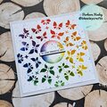 Rainbow Butterfly Circle