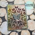 Distressed Butterfly Card