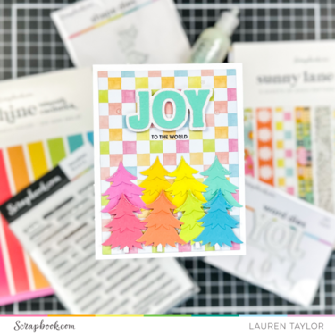 Joy to the World Rainbow Trees