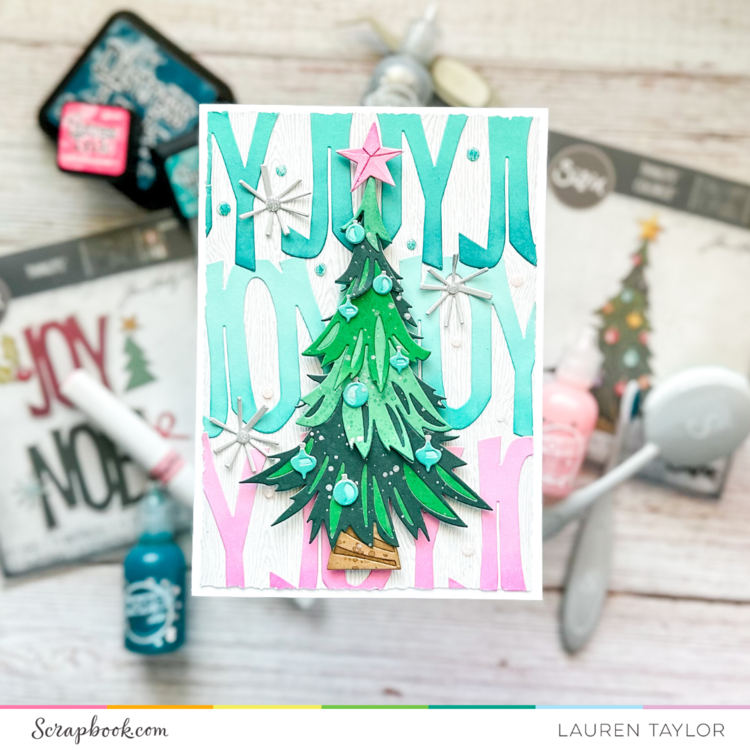Christmas Joy 5x7 Card - Project Idea - Scrapbook.com