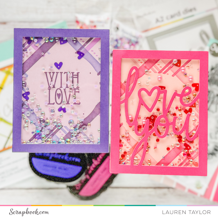With Love Shaker Card