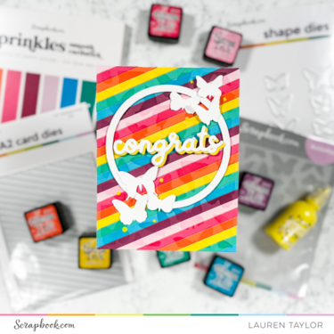 Congrats Butterfly Card