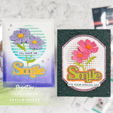 Floral Smile Cards