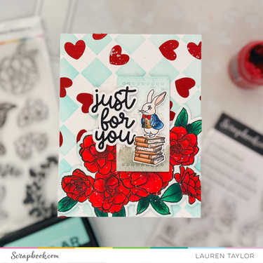 White Rabbit in Wonderland Card