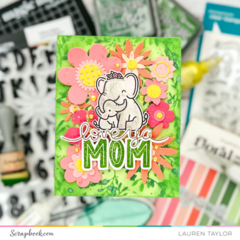 Love Ya Mom Floral Card