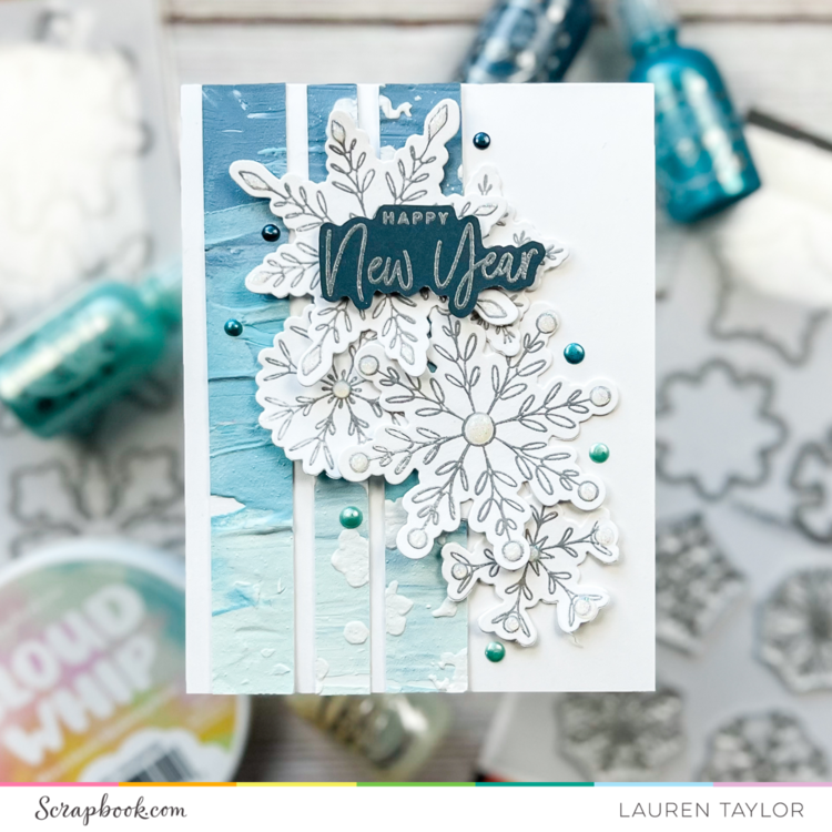 New Year Snowflakes