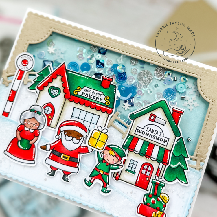 North Pole Shaker Card