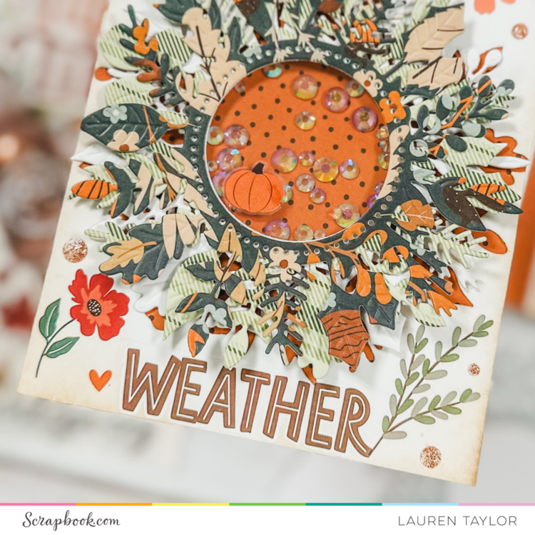 Cozy Sweater Weather Shaker Card