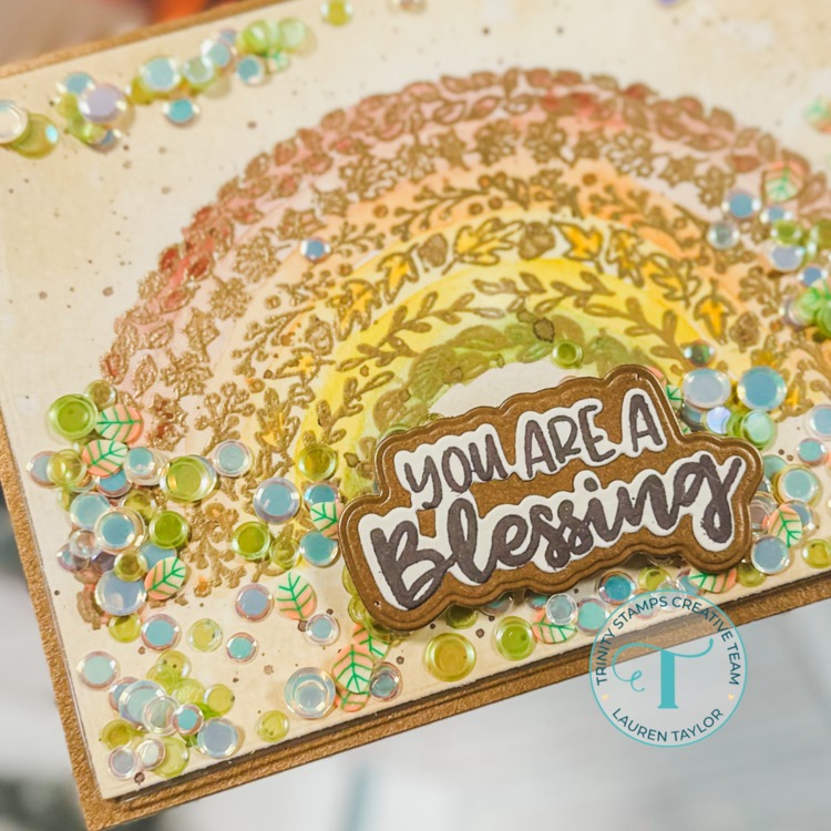 You Are A Blessing Shaker Card