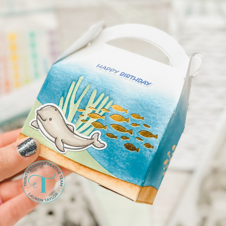 Dolphin Birthday Treat Box