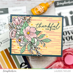 Thankful For You Boho Inspired Card