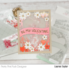 Be My Valentine Shaker Card