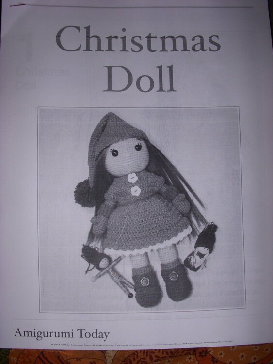 CHRISTMAS DOLL PATTERN