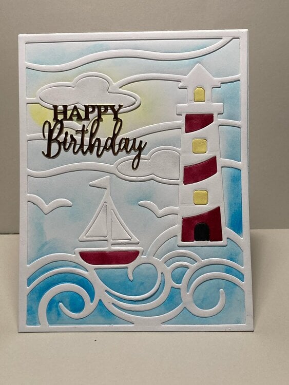  Birthday Card for my adult nephew the sailor