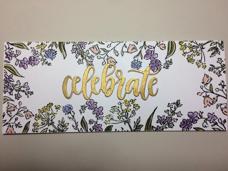 Birthday Card - celebrate you