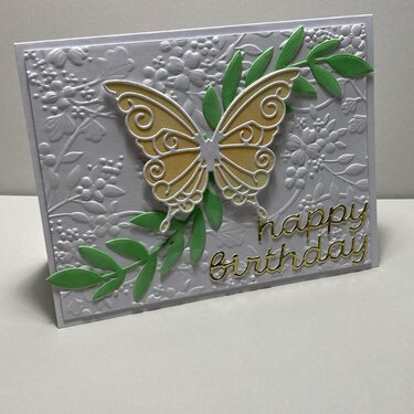Birthday Card - butterfly