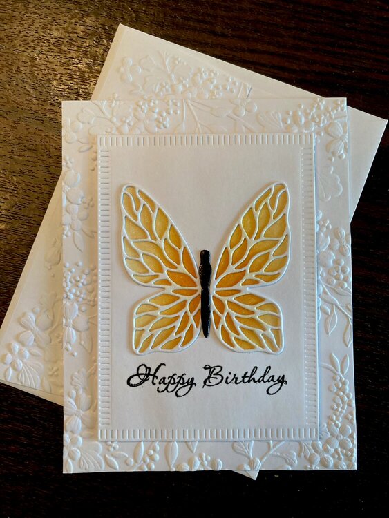 Birthday Card - butterfly