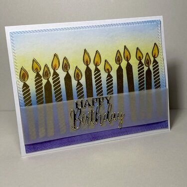 Birthday Card - candles / gender neutral