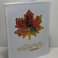 Autumn blessings cards