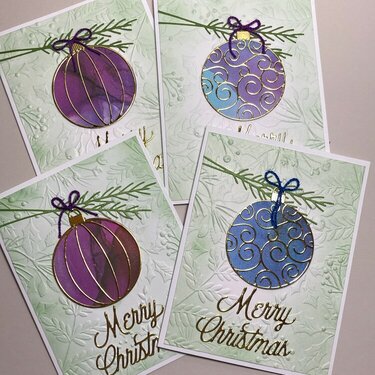 Christmas Card #025a - Ornaments