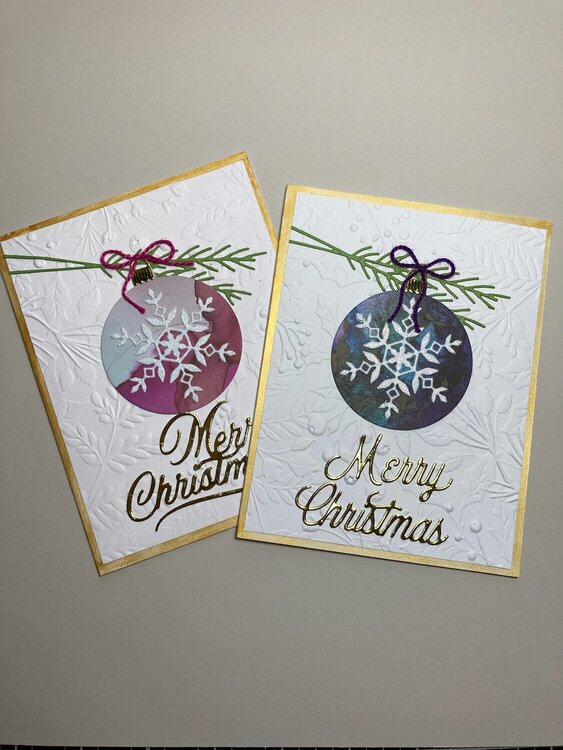 Christmas Card #025b - Ornaments