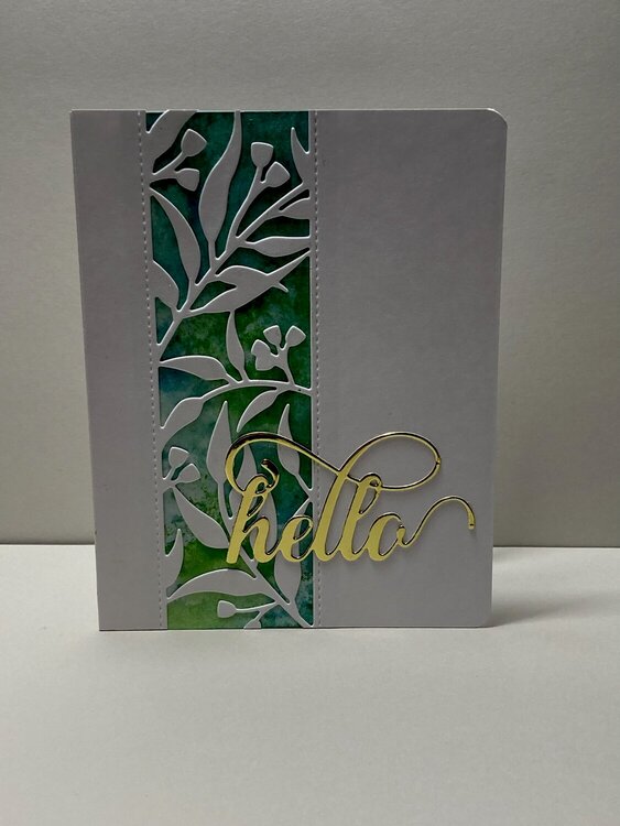 Simple Hello card