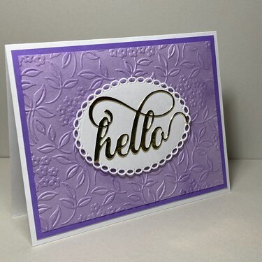 Quick & Easy Hello Card #2