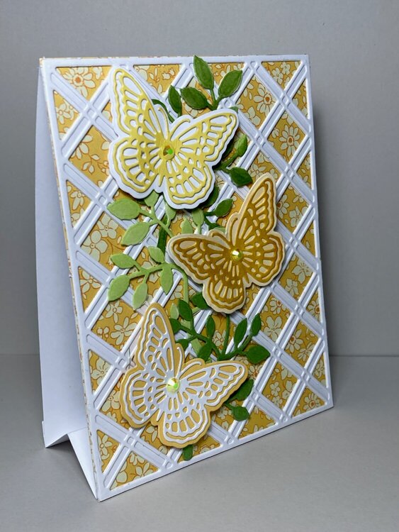 One Pattern Paper, Four cards #01