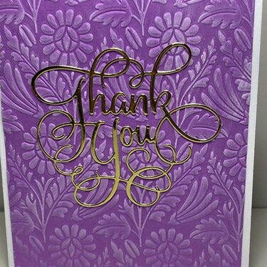Simple Thank You card