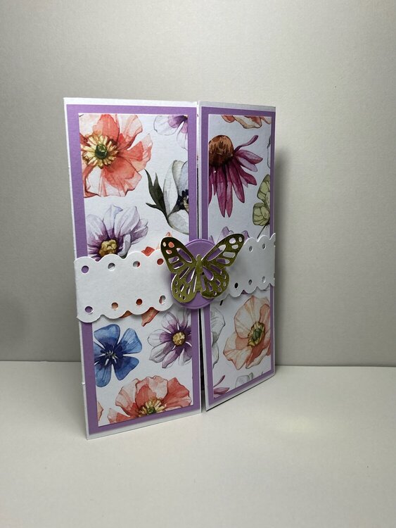 Special Thank You card - gate fold pop out card