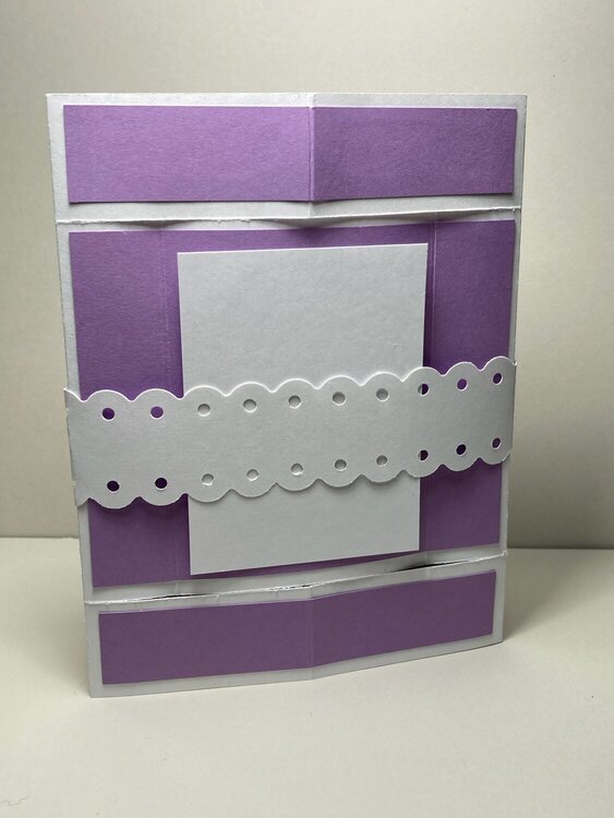 Special Thank You card - gate fold pop out card