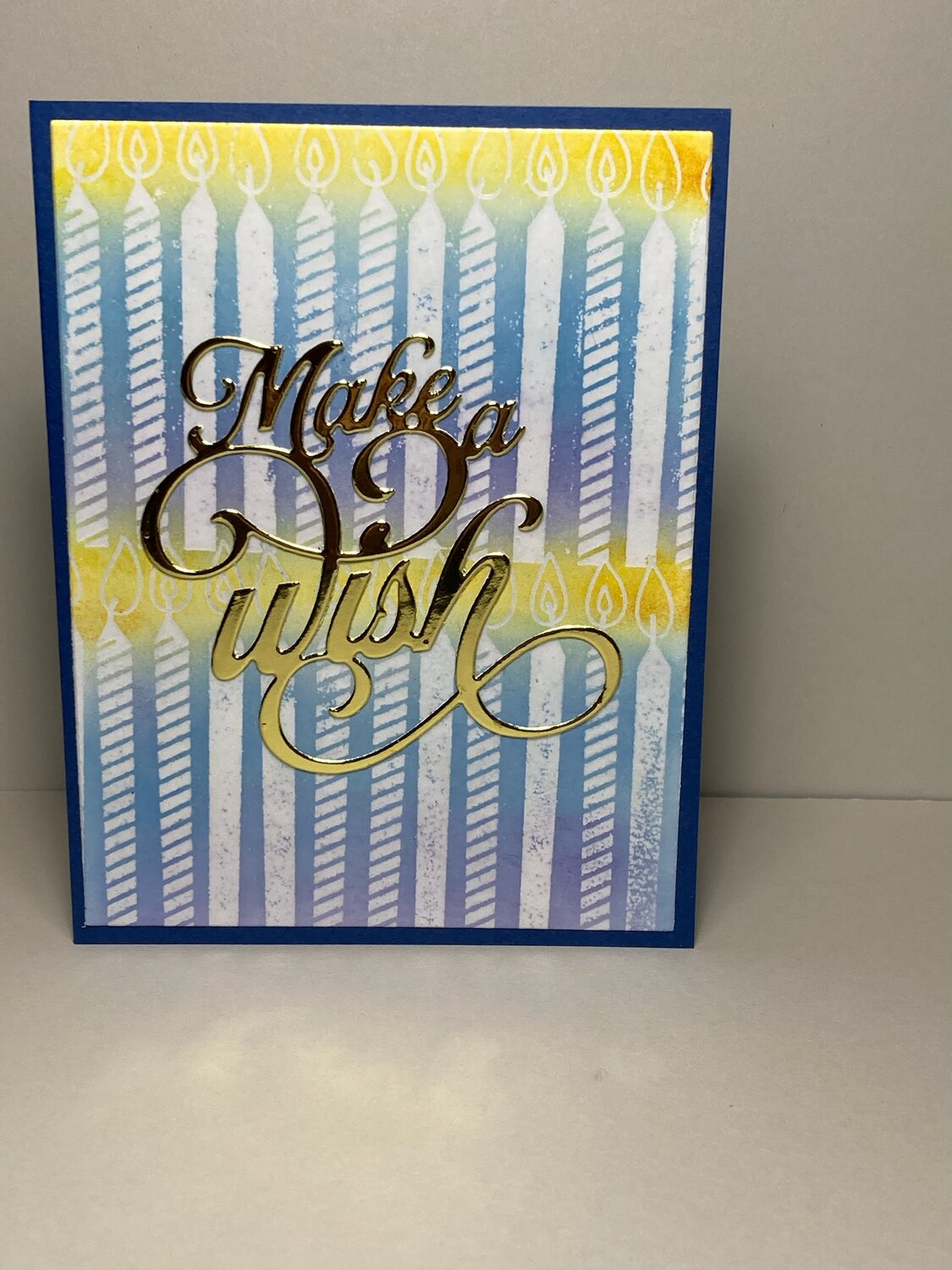 Candle Birthday Card Project Idea