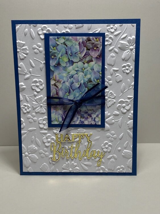 Cards 5 &amp; 6 of 6 using a single 6x6 pattern paper - Happy Birthday 