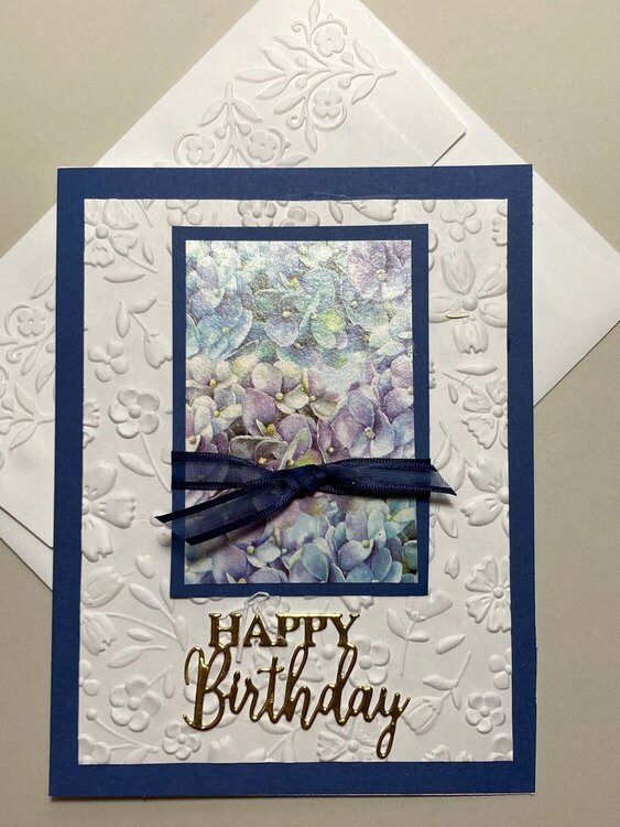 Cards 5 &amp; 6 of 6 using a single 6x6 pattern paper - Happy Birthday 