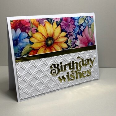 Bright floral birthday wishes